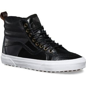 Vans SK8-Hi 46 MTE High Top Women 8 Pebble Black